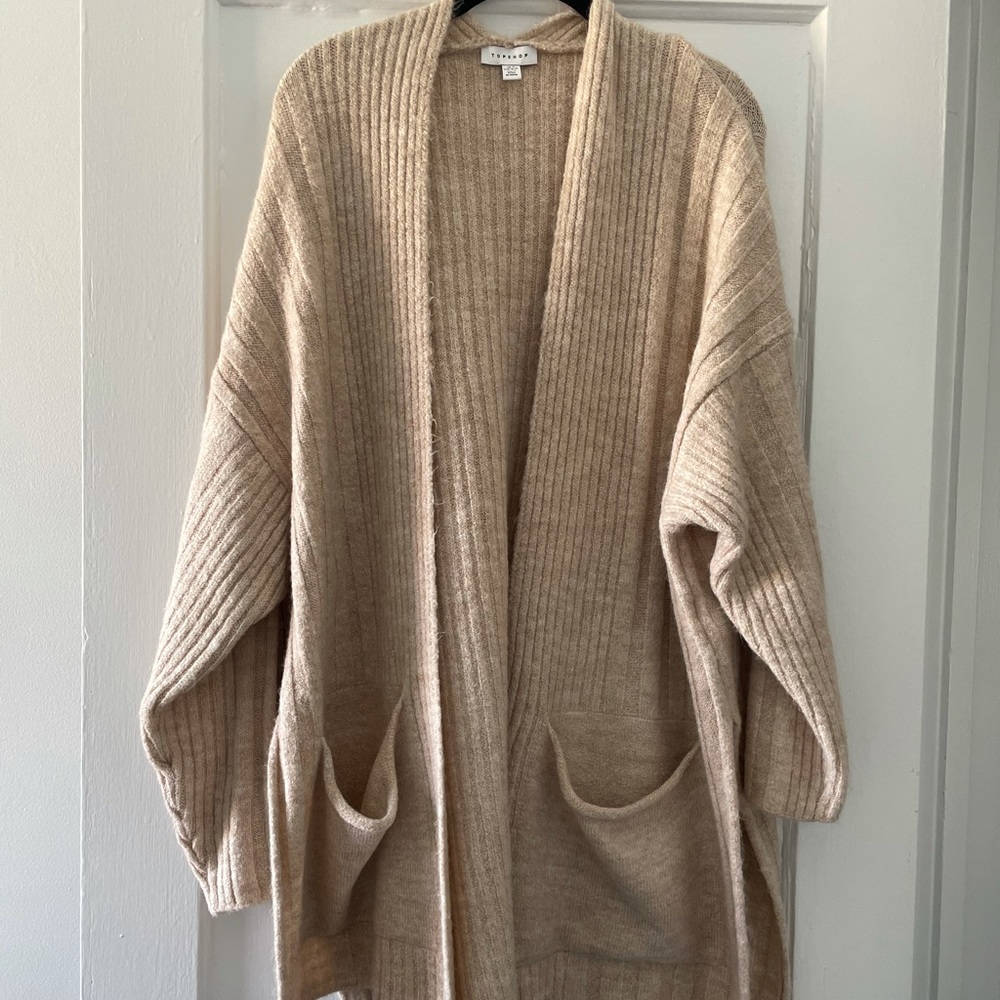 Topshop Open Front Cardigan